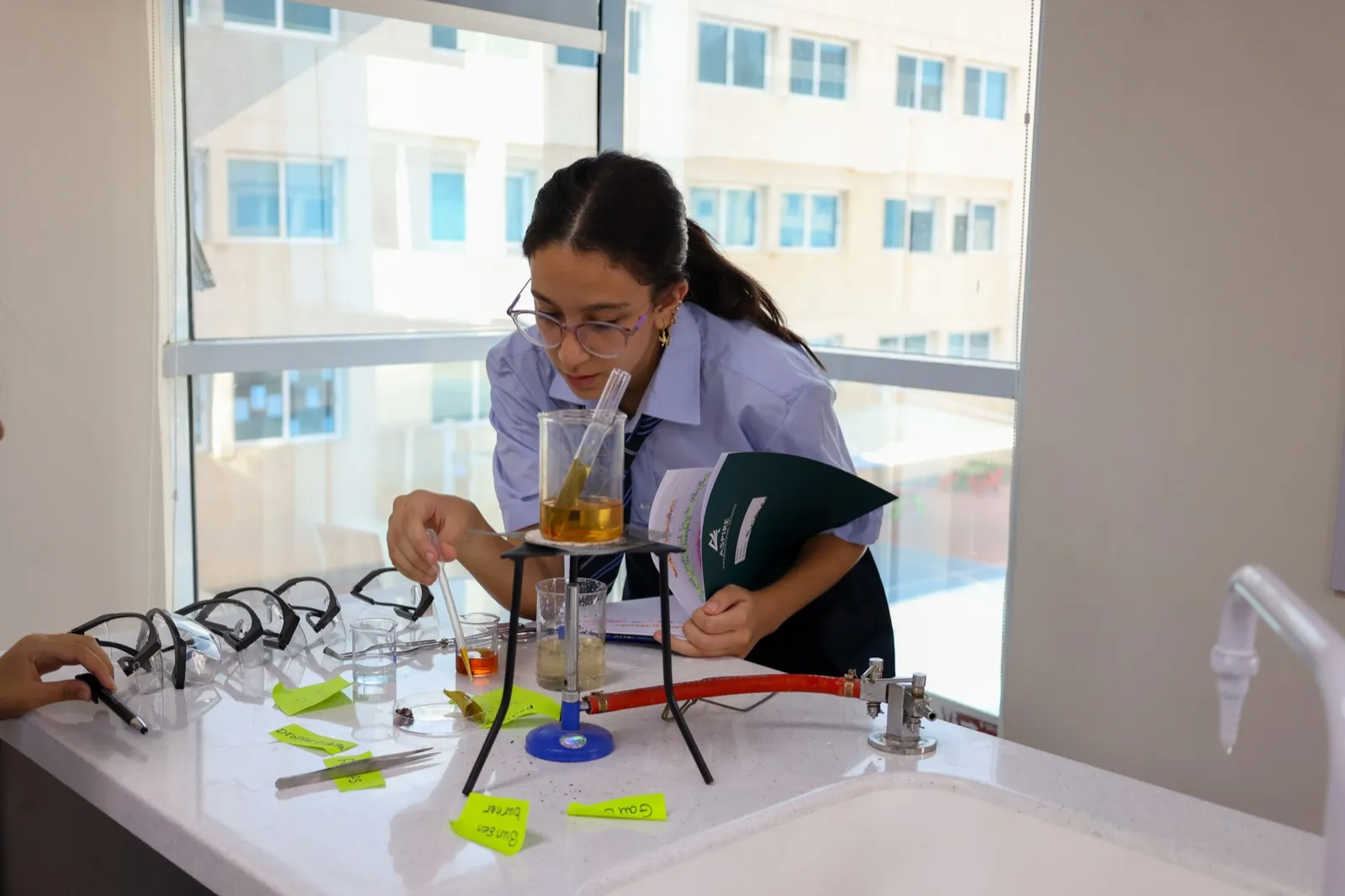 Science lab at Aspire