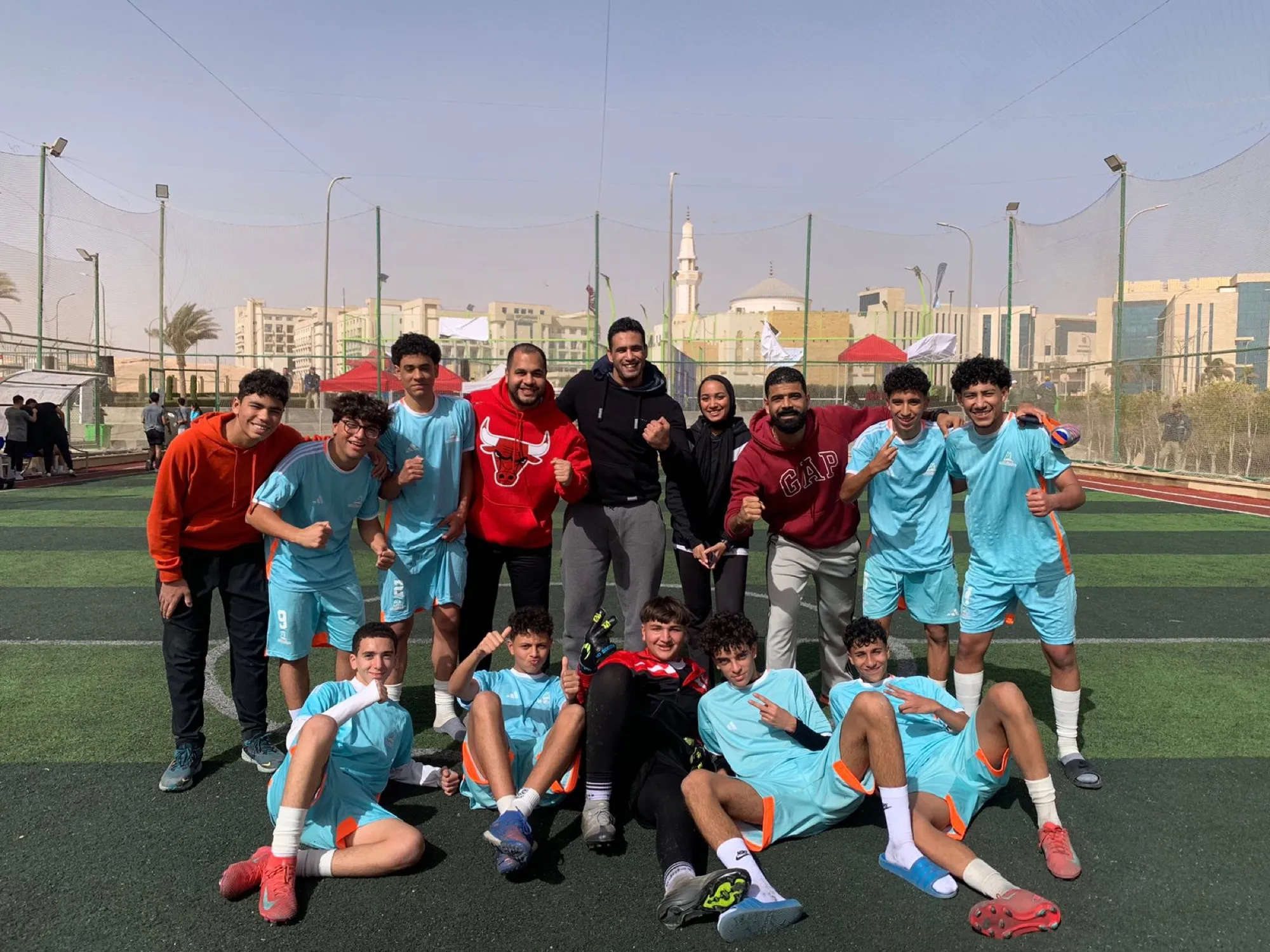 Galala University football tournament