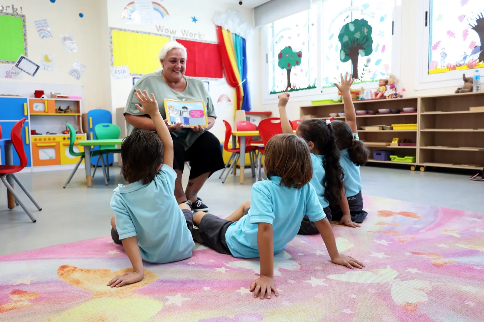 Students in class at Aspire International School