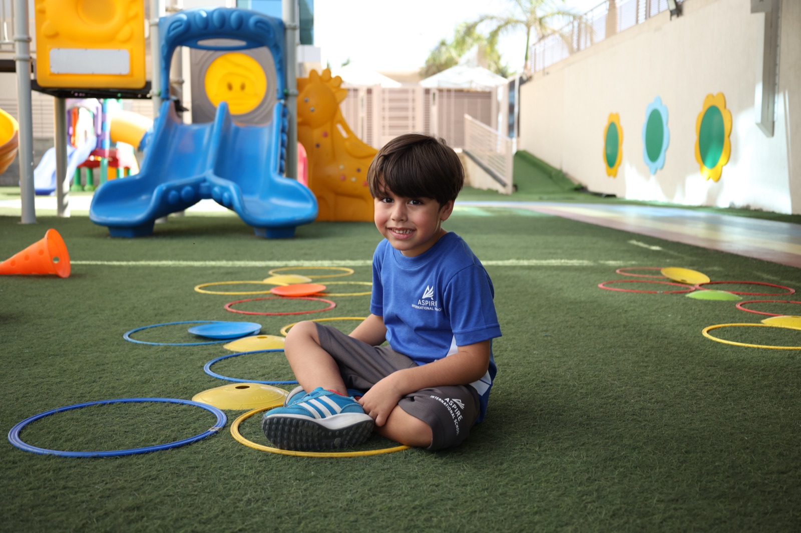 Students during playground time